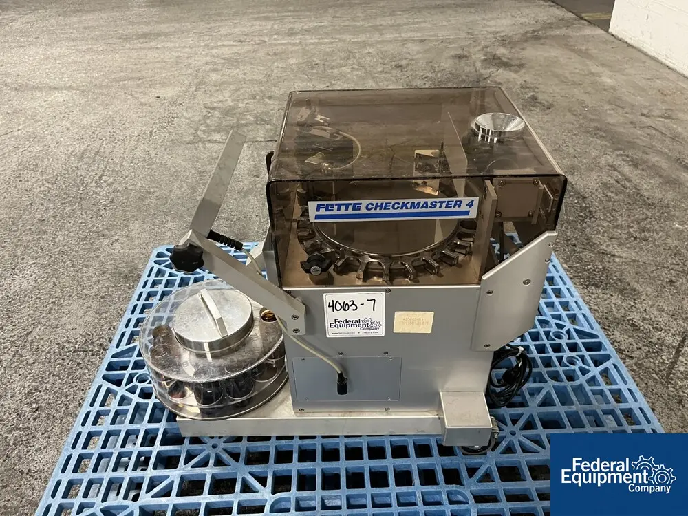 Tablet tester, Fette Checkmaster #4, 230/115 V., 1996 - Image 3
