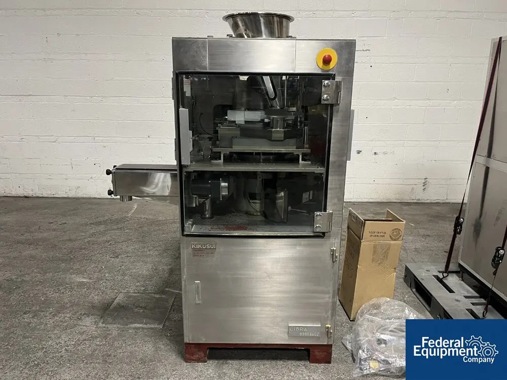 8 Ton, Kikusui #836KAWC, Tablet Press, 36 station, B type keyed, 16mm diameter x 16mm fill max, 216000 TPH - Image 3