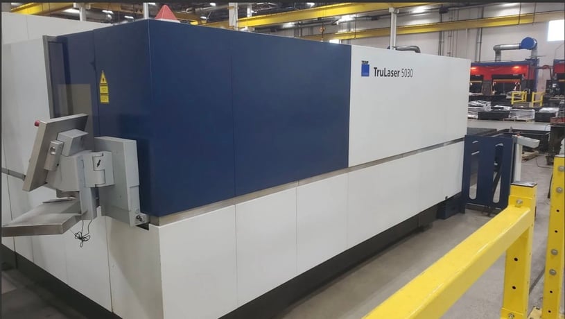 Trumpf #TruLaser-5030, fiber laser, 8000 watts, 5' x10'tbl., refurbished TruDisk 8001, 120" X, 60" Y, 4.5" Z - Image 7