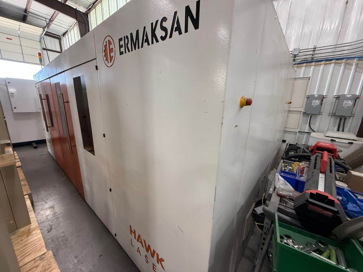Ermaksan #Fibermak-Hawk, fiber laser cutting machine, 2000 watt, 5' x 10' table, 2022 - Image 1