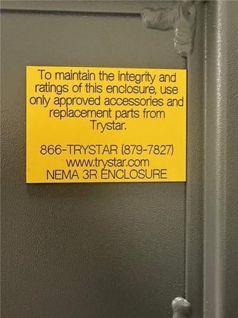 Trystar #GDS-305P-LLM-C, 3000 amp generator docking station, NEMA 3R, 480Y/277 Volts, new - Image 4