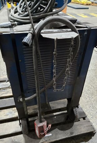 450 Amps, Miller #Deltaweld-450, arc welder with wire feeder & cart - Image 7