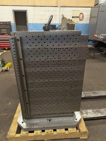 23.625" x 23.625" x 42" Tombstone, fully drilled & tapped, (4 available) - Image 1