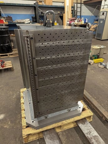 23.625" x 23.625" x 42" Tombstone, fully drilled & tapped, (4 available) - Image 2