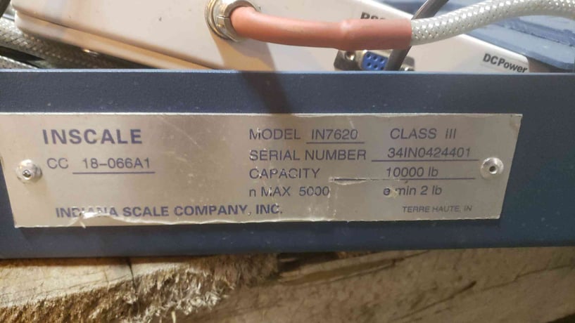 10000 lb. Uline Inscale #IN7620, Scale - Image 3