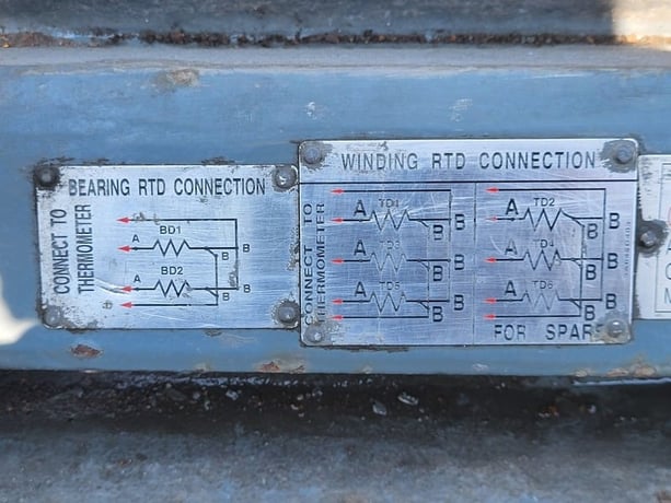 400 HP 1185 RPM Teco Westinghouse electric motor, Frame 5011C, 2300/4160 Volts - Image 7