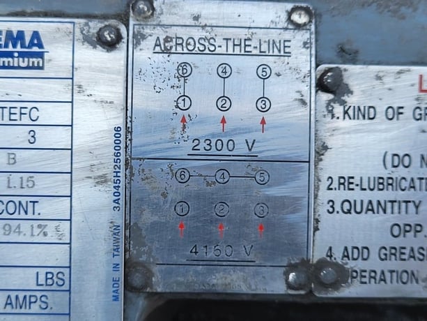 400 HP 1185 RPM Teco Westinghouse electric motor, Frame 5011C, 2300/4160 Volts - Image 10