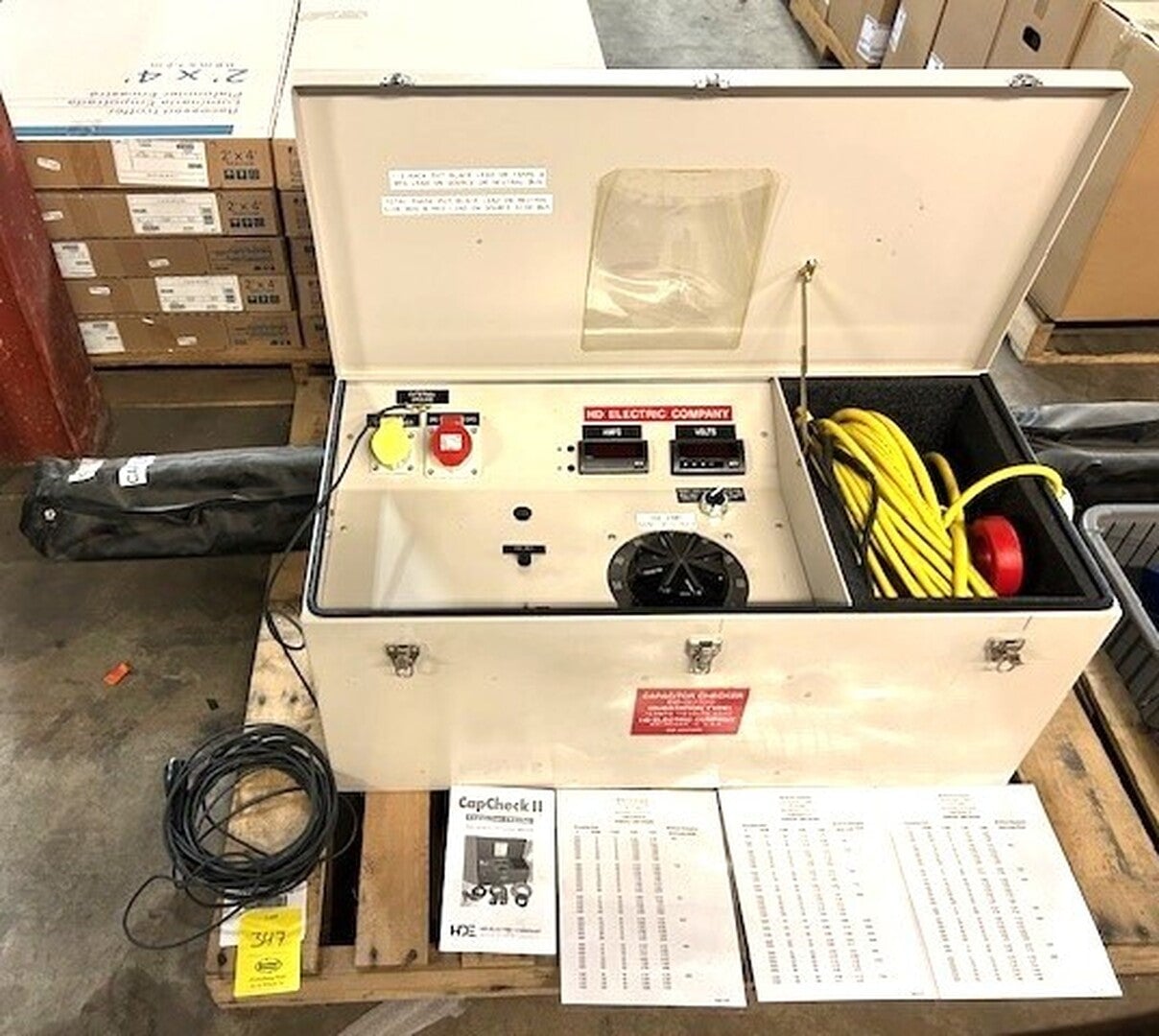 HD Electric CC-II/100, cap check ii sub station type capacitor, 115 Volts, 13 amps, 2013 - Image 1
