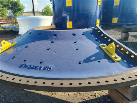 22' x 36.5' Flsmidth, LOT of 2 Ball Mills, Dual 4,900 KW (6,662 HP) Motor Drives, VFD, unused - Image 9