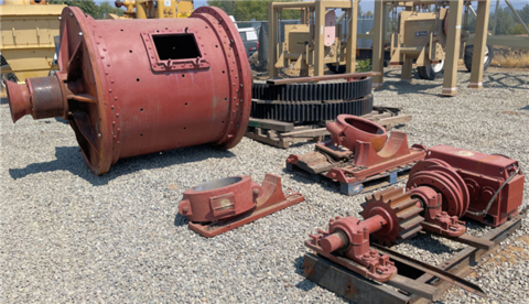 5' x 5' Eimco, Ball Mill, GE 30 HP, Babbitt bearings - Image 1