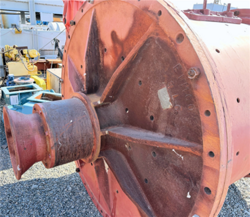 5' x 5' Eimco, Ball Mill, GE 30 HP, Babbitt bearings - Image 4
