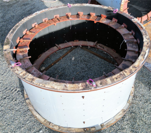12.1' X 4.9' Outotec, Sag Mill, 350 HP WEG motor, grate discharge, Unused, 2017 - Image 3