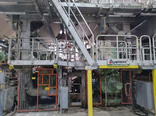 Naos, shoe press, 125" trim width, left hand drive side, 3500mm wire width, 150-400m/min., 2017 - Image 1