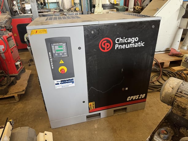 Chicago Pneumatic #CPVS20, rotary screw compressor, 20 HP, 2013 - Image 1