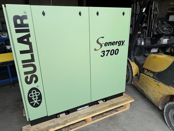 227 cfm, 125 psig, Sullair S-Energy #SN3709B/A/SUL/460/60/YD/WS, air compressor, 50 HP, never used, 2023 - Image 2