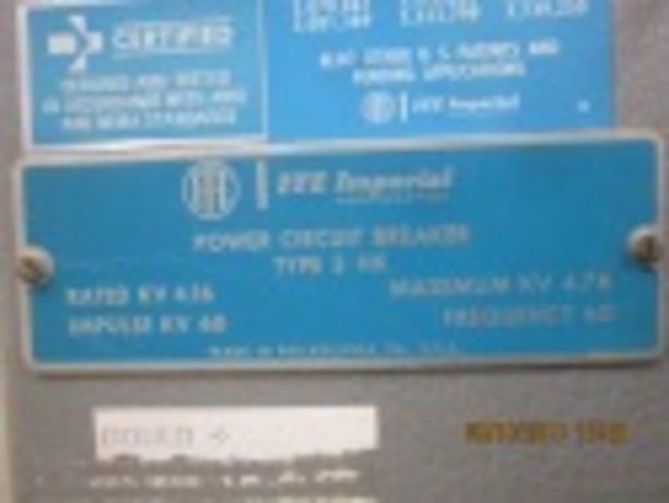 1200 Amps, ITE, 5HK-250, electrically operated, drawout, #AB2903 - Image 2