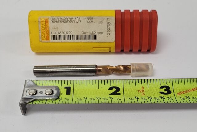 SANDVIK COROMANT - R840-0480-30-A0A - DC=4.80mm DRILL - Image 2