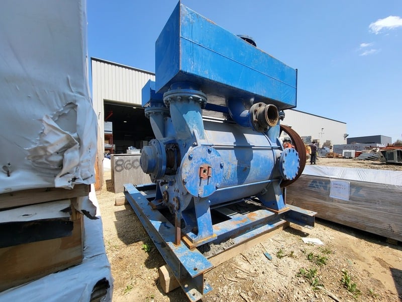 Nash #2BE3-500-2BY4COOL, liquid ring vacuum pump, 400 HP, 1185 RPM, Cast iron, 2009 - Image 3