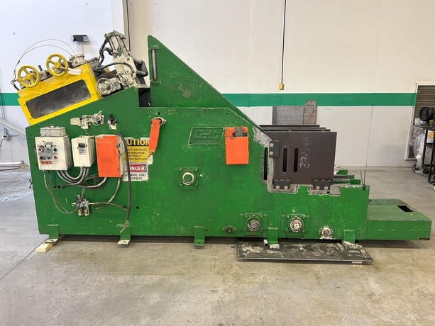 10000 lb. Colt #CSHC-100-12, coil cradle straigthener, 72" outside dimension, 12" width, .020"-.312"thckness - Image 1