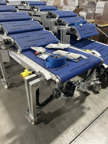 24" wide x 6.9' long, Gorbel #AE-DT24081-H, cascading belt conveyor, (4) 13' 6"sections, 480 V., new - Image 6