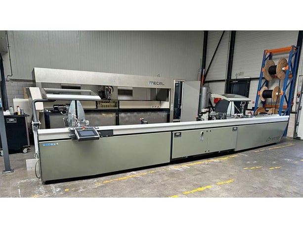 Emmegi #Precision-TS2-TU/6, Twin Head Double Miter Saw for Window Profile Fabrication, 20' Cut length, (2) - Image 1