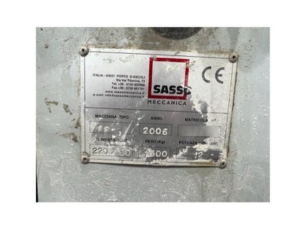 Sasso #Flying-Flat, Linear Polisher, 8-Spindle, 200-600 mm Piece thickness, 4" x 14" min. Piece Size, 130 mm - Image 3
