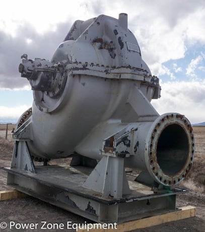 50000 GPM @ 375' TDH, ITT Industries #114-767-521, counter clock wise horizontal single stage centrifugal pump - Image 2