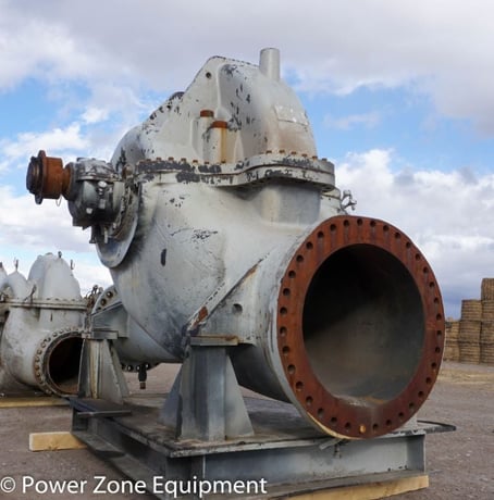 50000 GPM @ 375' TDH, ITT Industries #114-767-521, counter clock wise horizontal single stage centrifugal pump - Image 4