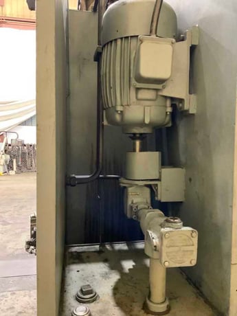 150 Ton, Hannifin #T150, hydrauic C-frame press, 29" x 39" table area, 15 HP, single hand lever - Image 6