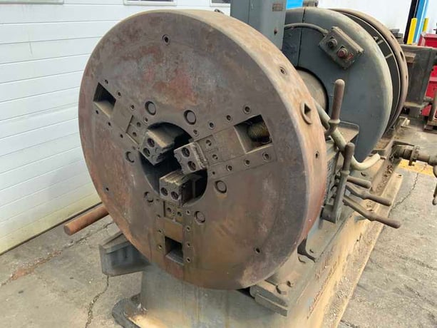 2-1/2" -6" Landis #6, pipe threader, 3-jaw front & rear chuck, 7.5 HP, coolant, cutoff & reaming tool - Image 2