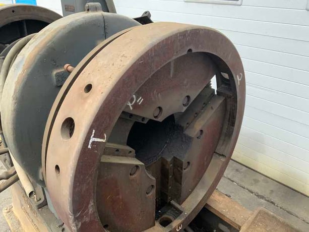 2-1/2" -6" Landis #6, pipe threader, 3-jaw front & rear chuck, 7.5 HP, coolant, cutoff & reaming tool - Image 4
