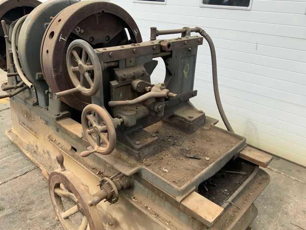 2-1/2" -6" Landis #6, pipe threader, 3-jaw front & rear chuck, 7.5 HP, coolant, cutoff & reaming tool - Image 6