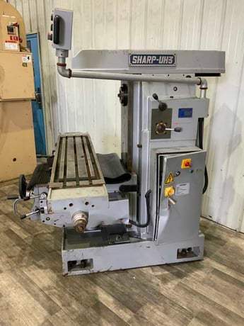 Sharp #UH-3, horizontal mill, 12" x 63" table, coolant, #50 NS, 35-1382 RPM, 2019 - Image 2