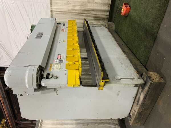 135 Ton, Pacific #J135-12, hydraulic press brake, 12' overall, 125" between housing, 10" stroke, 7" throat - Image 1