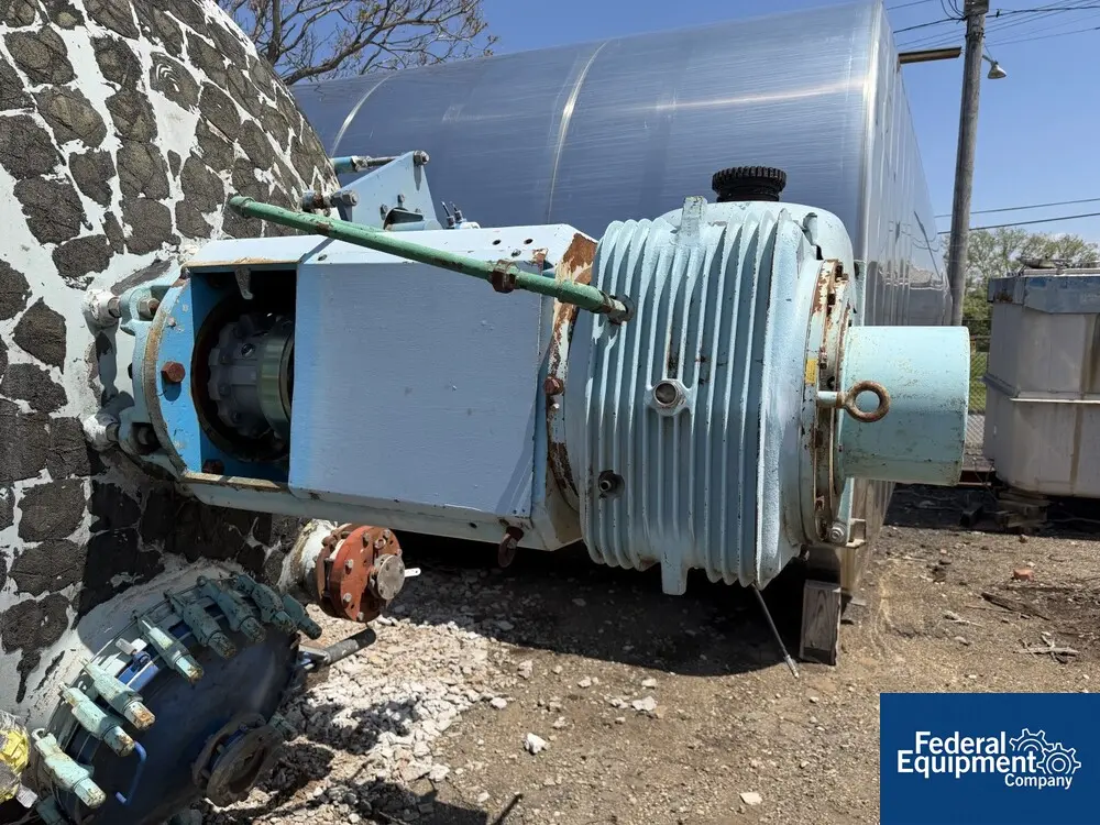 5000 gallon 3V Tech #BE5000, Glass Lined Reactor, 90 psi & 125 psi jacket @ 400°F, 108" ID x 111" straight - Image 8