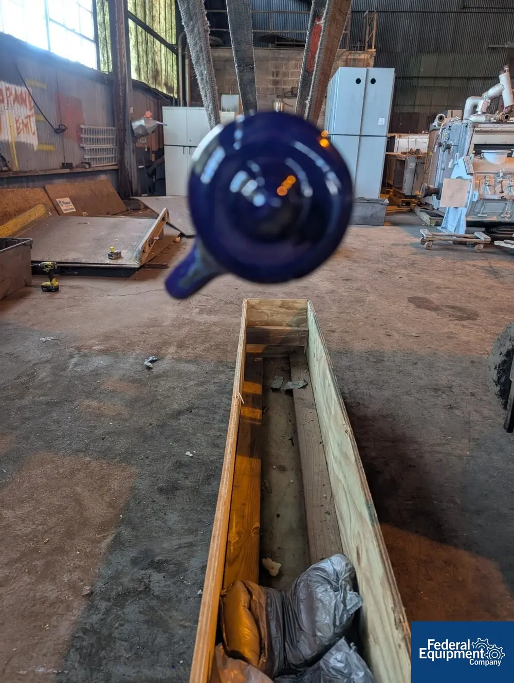 1000 gallon Pfaudler, Glass Lined Fin Baffle, 76" wet, 83" overall, 5" span, c flange, unused - Image 5