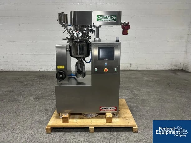Axomatic #AxoMIX10, Vacuum Homogenizing Mixer, 316 Stainless Steel, 10 Liter, 2.64 gallon, HMI touchscreen - Image 1