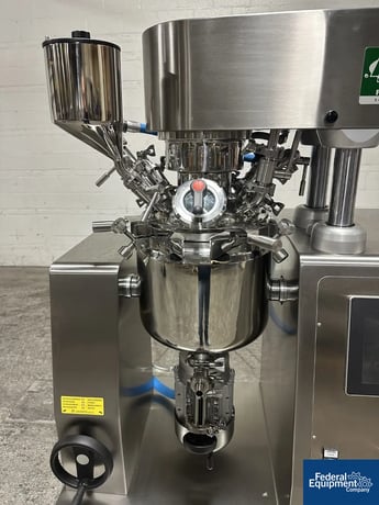 Axomatic #AxoMIX10, Vacuum Homogenizing Mixer, 316 Stainless Steel, 10 Liter, 2.64 gallon, HMI touchscreen - Image 7
