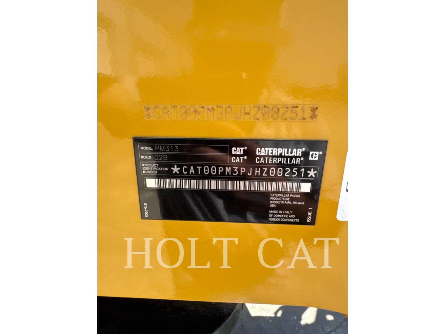 Caterpillar PM313, Stabilizers Reclaimer, 365 hours, S/N: JHZ00251, 2023 - Image 6
