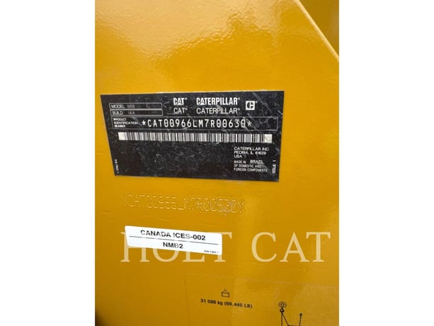 Cat 966 QC, Wheel Loader, 1741 hours, S/N: M7R00630, 2023 - Image 6
