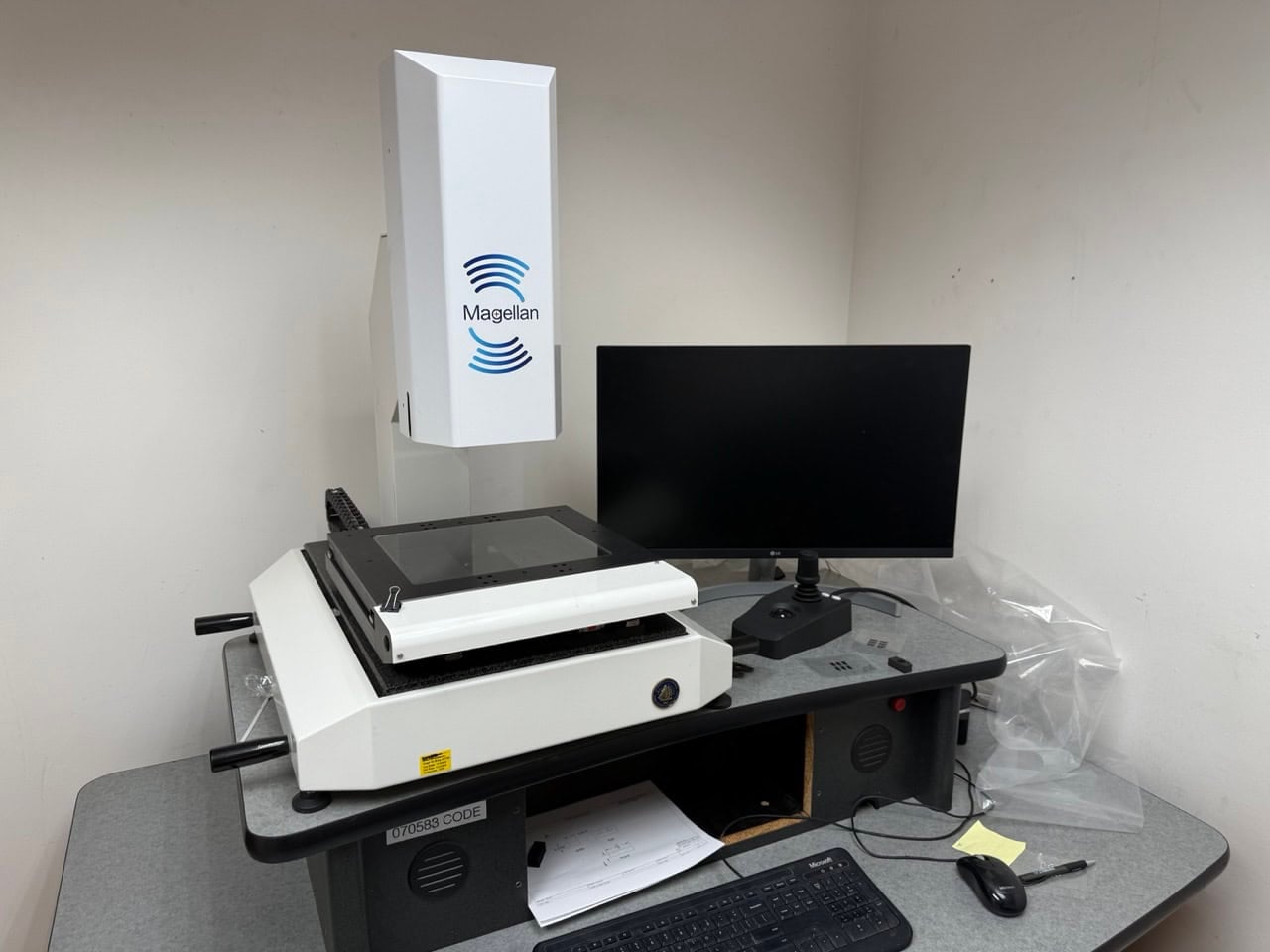 Magellan #V200, CNC Visual Measuring System, 8" X, 6" Y, 8" Z, 60 lbs. max Stage Load, 110-240 VAC, 2023 - Image 3