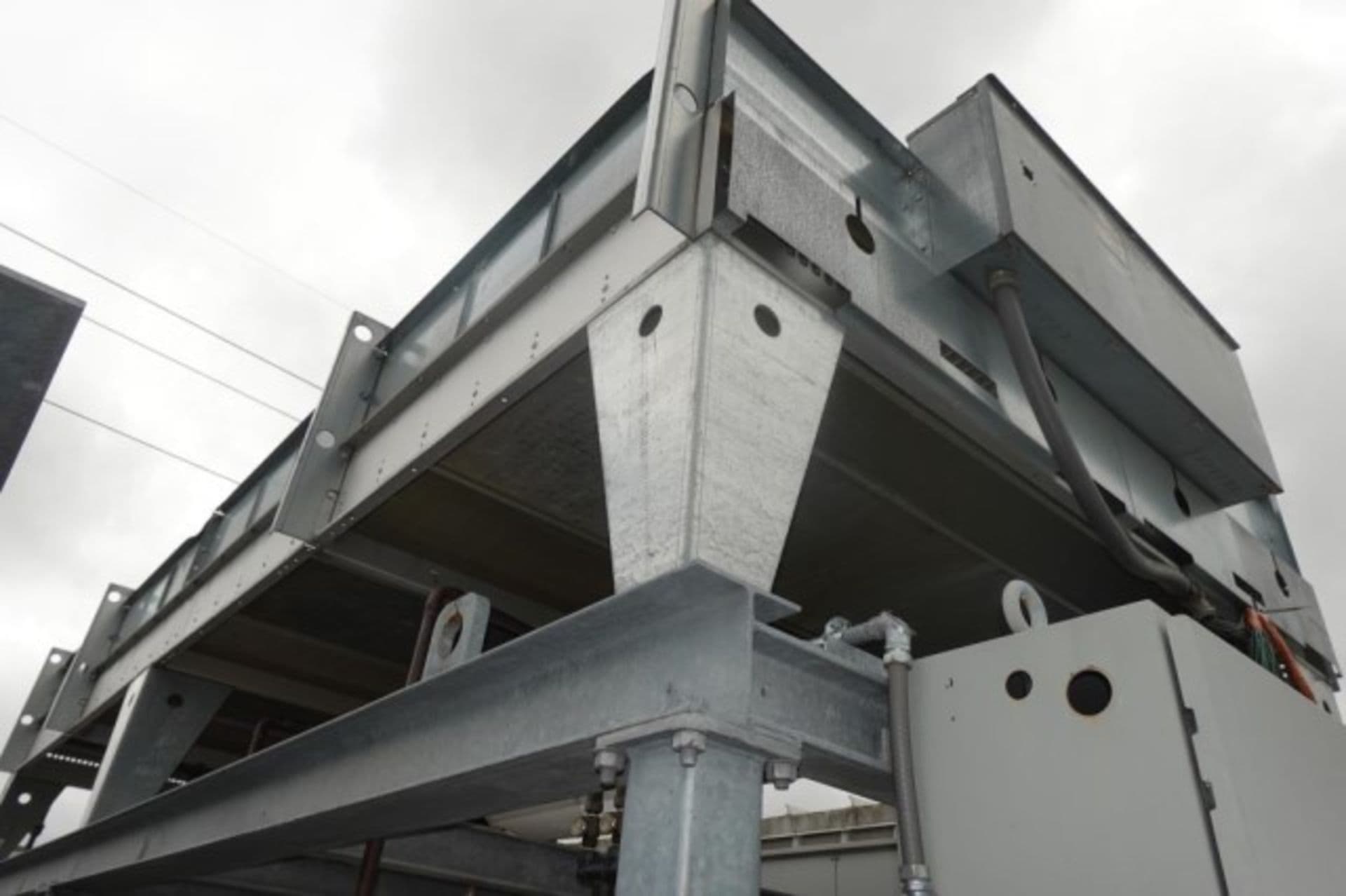 40 Ton, Tempest Inc. #LTAC-40-D, Cold Water Process Chiller System, R507, 400/275 psig, 125 HP Compressors, 2 - Image 4