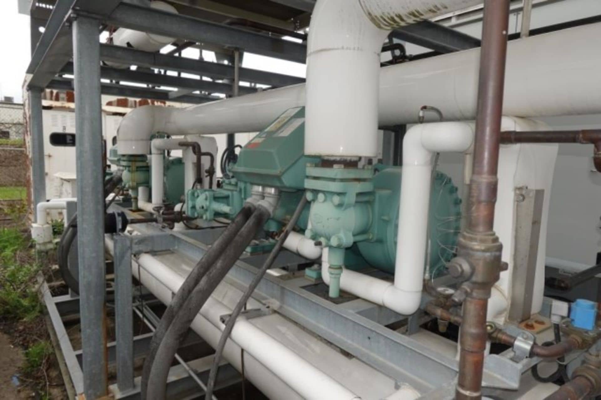 40 Ton, Tempest Inc. #LTAC-40-D, Cold Water Process Chiller System, R507, 400/275 psig, 125 HP Compressors, 2 - Image 6