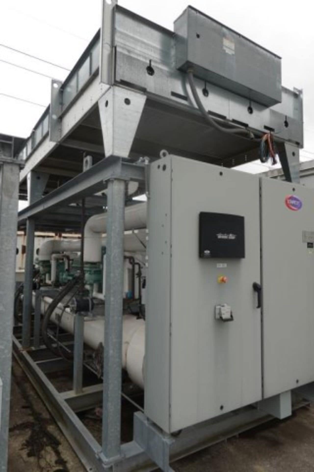 40 Ton, Tempest Inc. #LTAC-40-D, Cold Water Process Chiller System, R507, 400/275 psig, 125 HP Compressors, 2 - Image 8