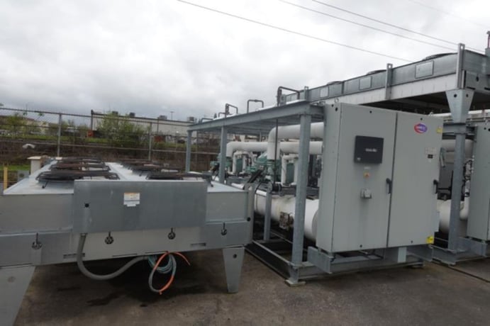 40 Ton, Tempest Inc. #LTAC-40-D, Cold Water Process Chiller System, R507, 400/275 psig, 125 HP Compressors, 2 - Image 1