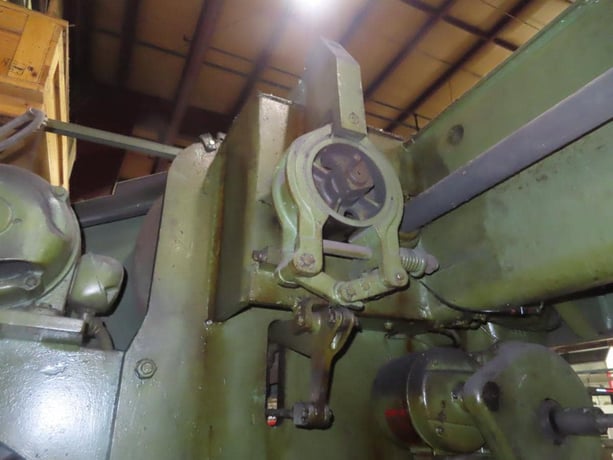 90 Ton, Verson #306-90, Mechanical Press Brake, 8' Bed length, 78" Between Columns, 5" Ram Adjust., 3" - Image 8