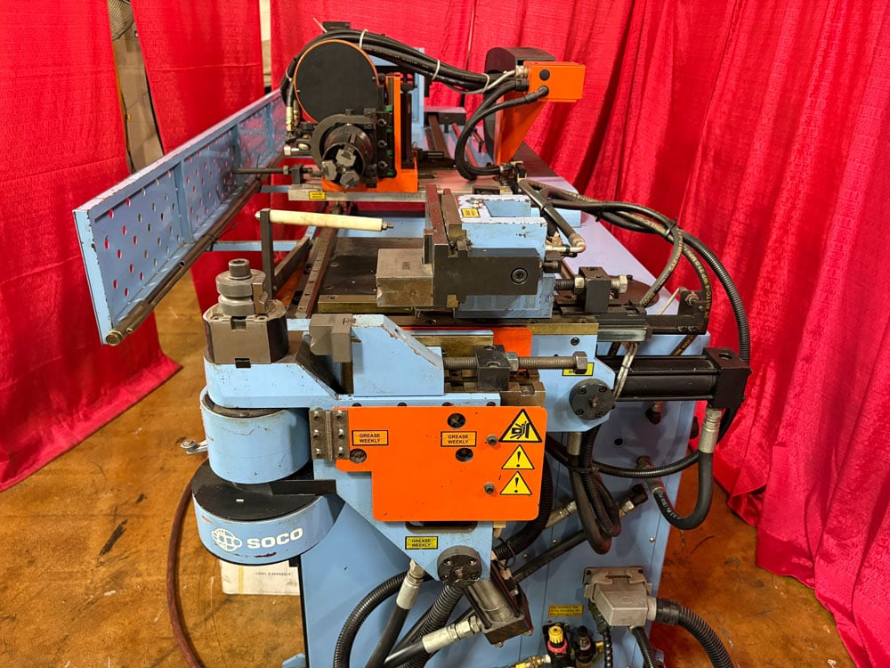 1" Soco #SB-25X3A-1S, CNC tube bender, 4" bending radius, 3-Axis, 1-stack, 2008 - Image 2