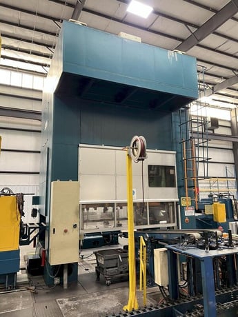 660 Ton, Seyi #SAG660, straight side double crank stamping press, 9.8" stroke, 33.4" Shut Height, 5.9"adj. - Image 4