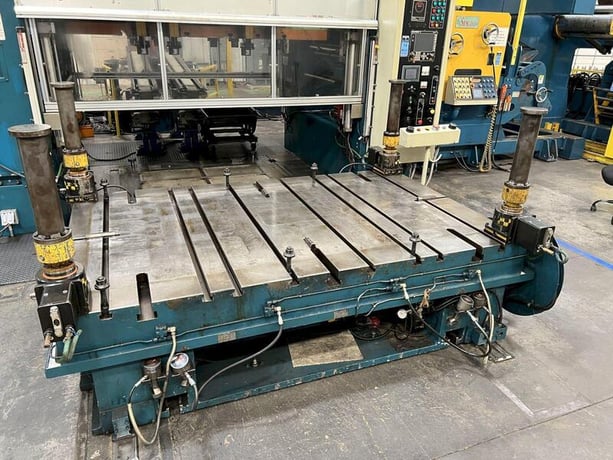 660 Ton, Seyi #SAG660, straight side double crank stamping press, 9.8" stroke, 33.4" Shut Height, 5.9"adj. - Image 6