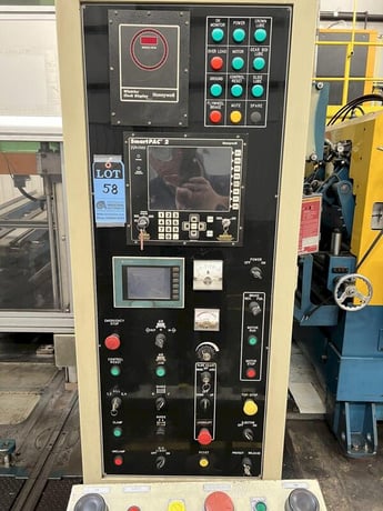 660 Ton, Seyi #SAG660, straight side double crank stamping press, 9.8" stroke, 33.4" Shut Height, 5.9"adj. - Image 7